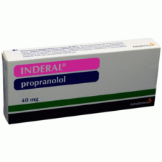 Inderal brand (Propranolol) 40 mg 30 Tablets